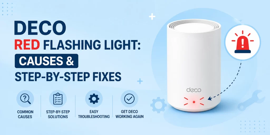 Deco Red Flashing Light: Causes & Step-by-Step Fixes